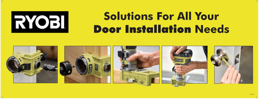 RYOBI DOOR LOCK SHADOW BOX HEADER