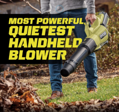 RYOBI 40V HP 800CFM Blower Hang Tag OBS