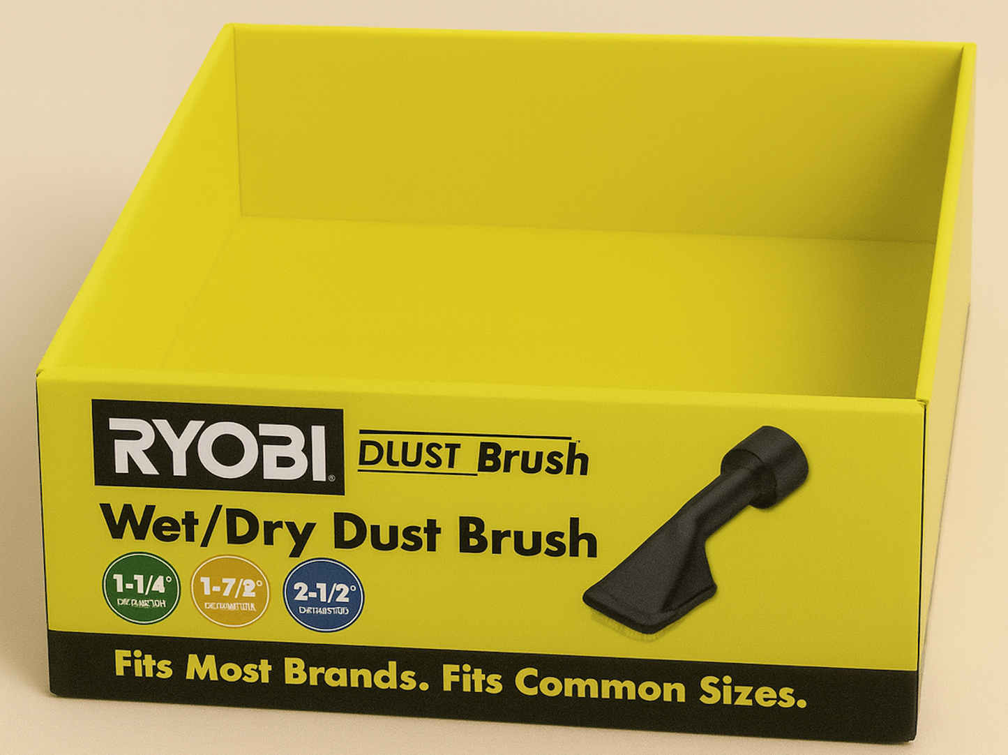 RYOBI UniversalFit Wet/Dry Vacuum Dust Brush Tray
