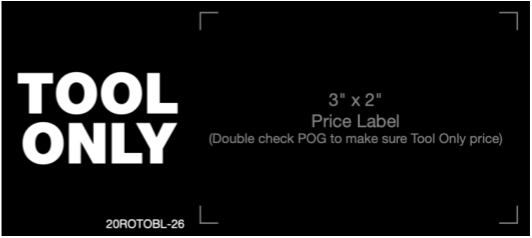 Tool-Only Beam Sticker