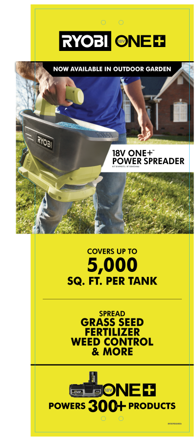 RYOBI 18V Power Spreader UBS