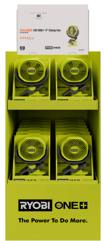 RYOBI CLAMP FAN QP Q1 2026