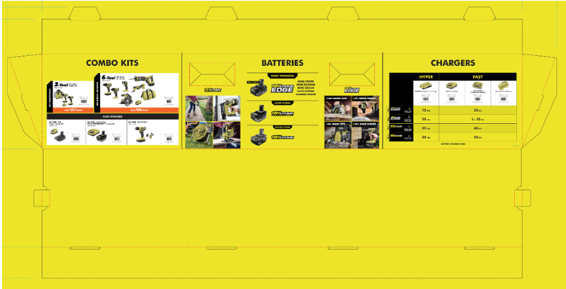 RYOBI Battery Kiosk Wedge