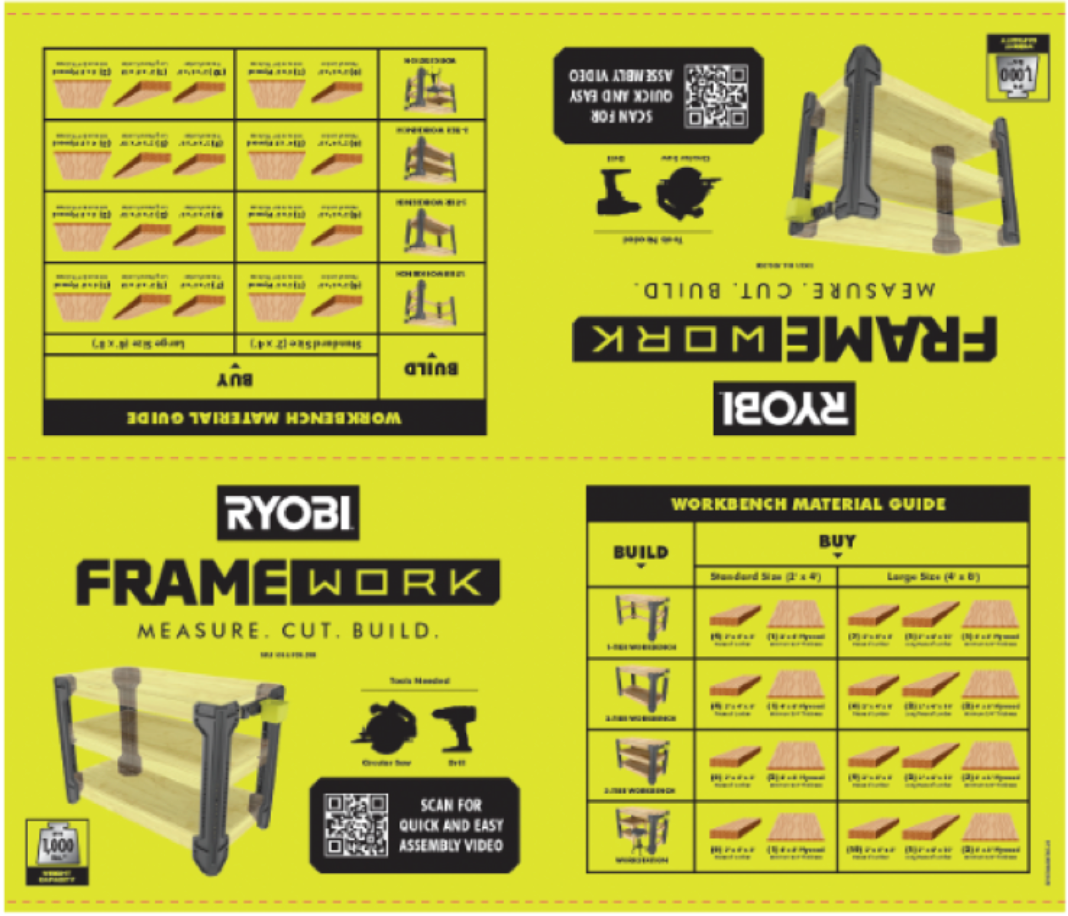 RYOBI Framework STM420K Table Tent