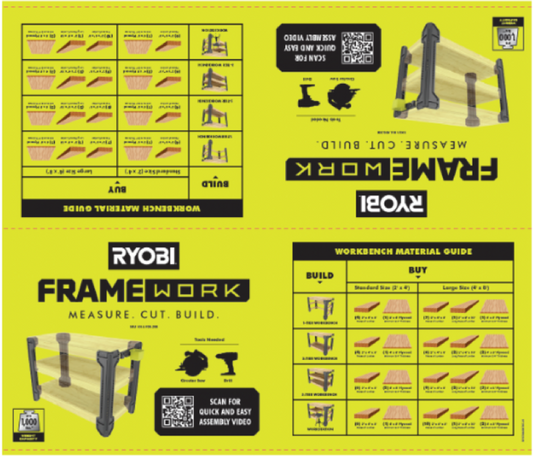 RYOBI Framework STM420K Table Tent
