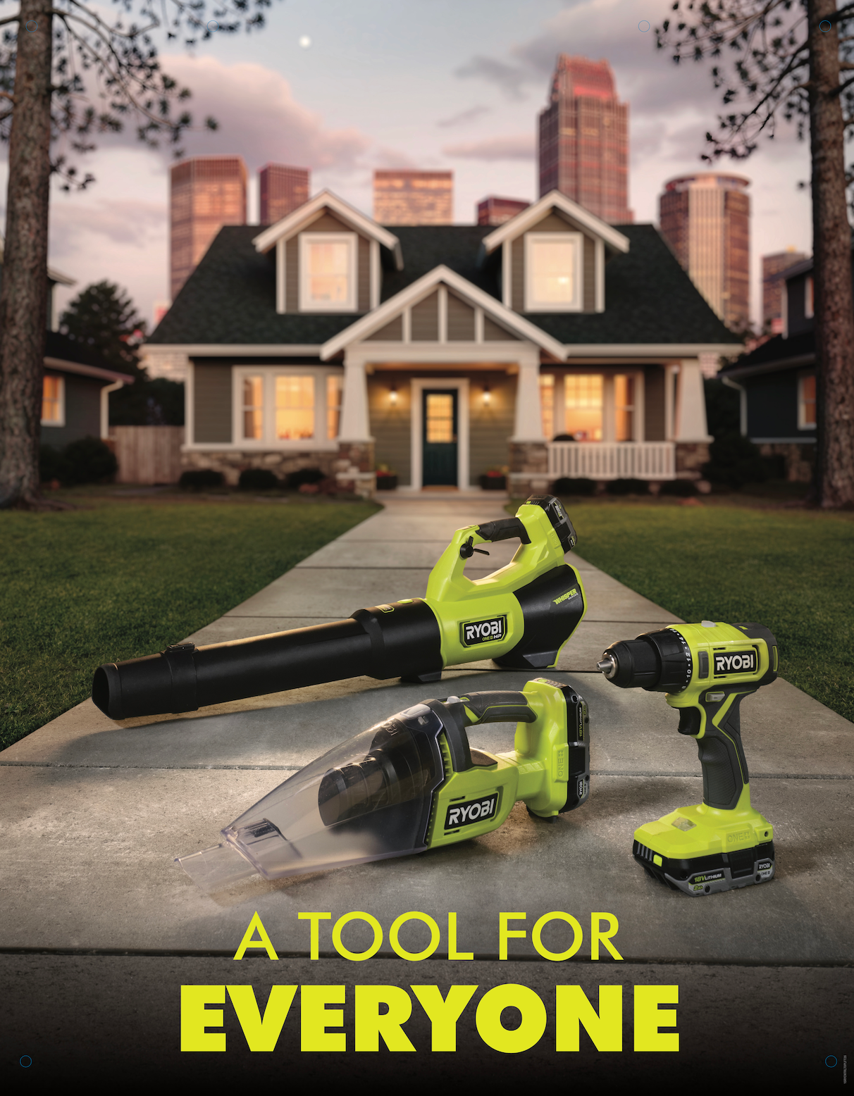 RYOBI EC TOP LEFT POP PANEL "A TOOL FOR EVERYONE"