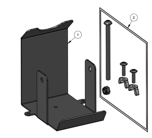 RIDGID KIOSK ONE HANDED RECIP SAW SECURITY FIXTURE