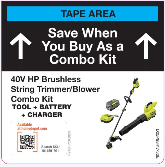40V HP Combo Kit Lug on