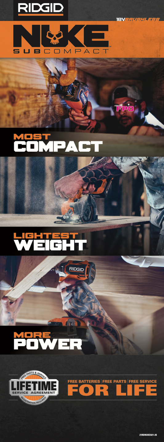RIDGID NUKE 8X21 CHANNEL POP