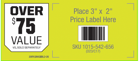 RYOBI LINK GEN. II WALL STORAGE  OVER $70 VALUE BEAM LABEL
